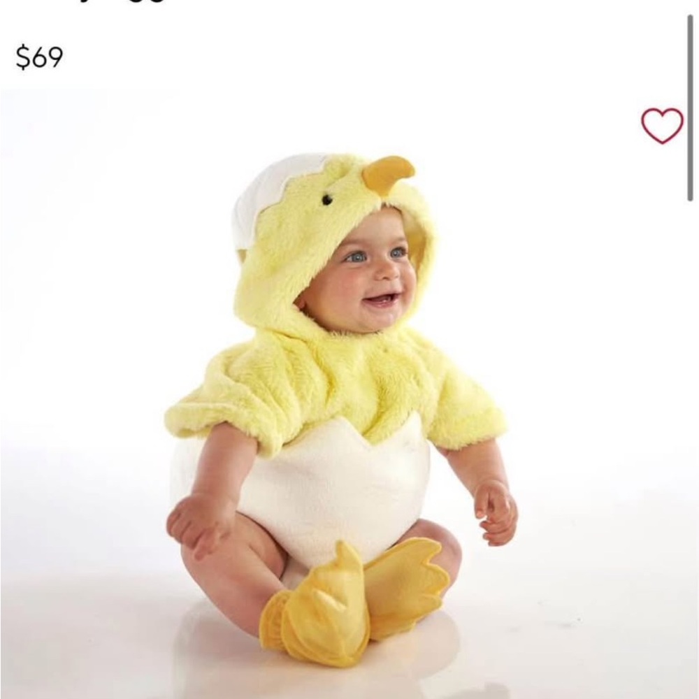 Pottery Barn Kids Baby Chick Egg Costume